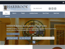 Tablet Screenshot of harbrook.com